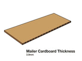 Brown Mailing Cartons to suit Double Bottle Luxury Gift boxes